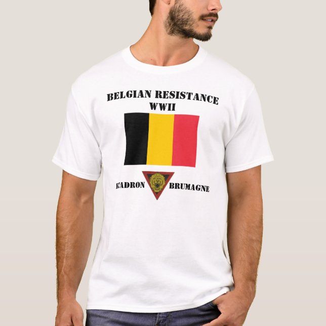 T-shirt La Belgique Escadron Brumagne (Devant)