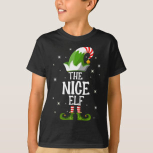 T-shirt La belle famille des elfes qui correspond à Noël
