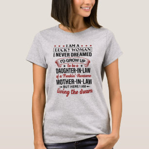 T-shirt La belle-fille d'une belle-mère