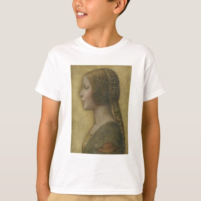 T-shirt La Belle Princesse (par Léonard de Vinci) (Devant)