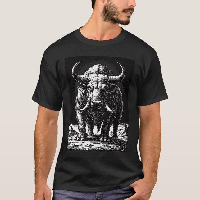 T-shirt La Bête Primordiale Béhémoth (Devant)