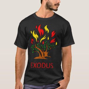 T-shirt La Bible de l'Ancien Testament de Moïse en feu Exo