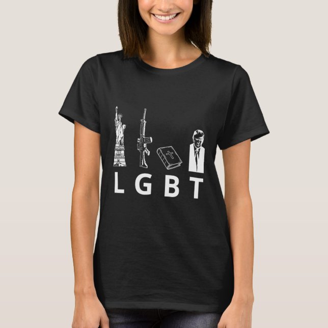 T-shirt La Bible des armes Trump (Devant)