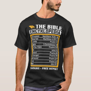 T-shirt La Bible Encyklopedia 24 Heures Rapport gratuit