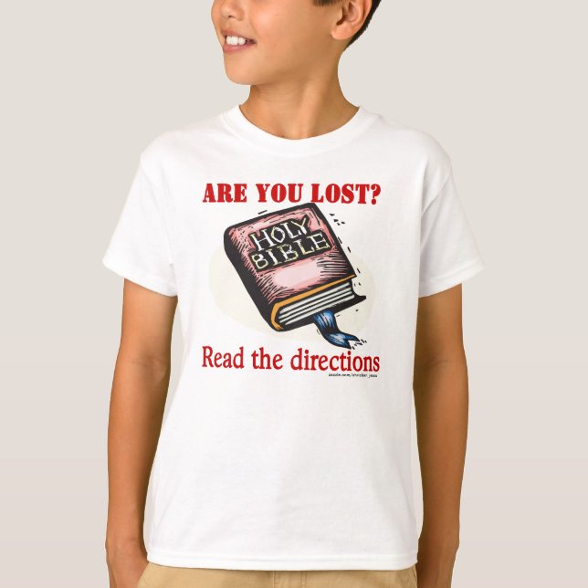T-SHIRT LA BIBLE ME DONNE LA DIRECTION (Devant)