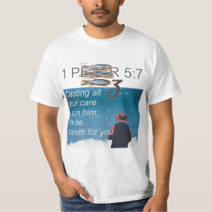 T-shirt La Bible T Chemise Jour 3, 1 PÉTRE 5:7