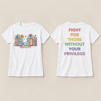 T-shirt La bibliothèque de l'inclusion - Histoires de just