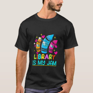 T-shirt La bibliothèque est My Jam - Cérémonie Mignonne En