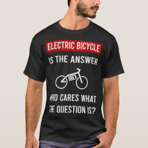 T-shirt La bicyclette électrique Vélo électrique Ebike