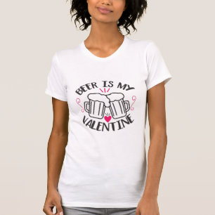 T-shirt La Bière Couple Art Est Ma Valentine