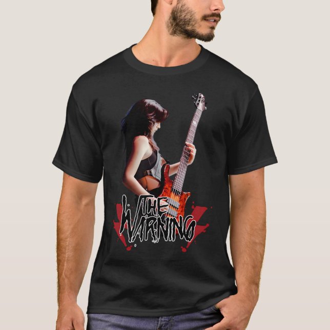 T-shirt La bière d'avertissement (Devant)