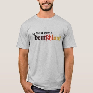 T-shirt La bière est meilleure dans T des hommes de
