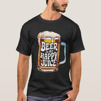 T-shirt La Bière Est Mon Jus Heureux