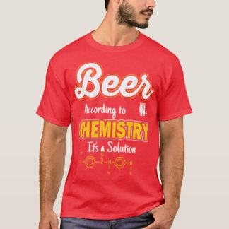 T-shirt La bière est une solution