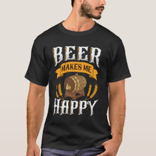 T-shirt La Bière Me Rend Heureux