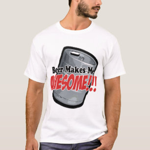 T-shirt La bière me rend impressionnant