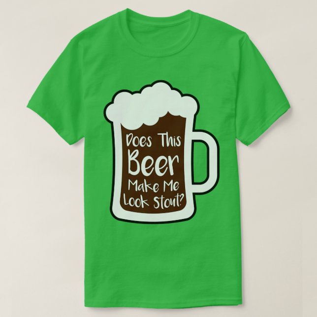 T-shirt La Bière Me Rends Signe (Design devant)