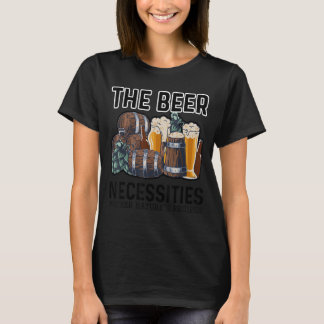 T-shirt La Bière Nécessité Mère Natures Recettes Homebr