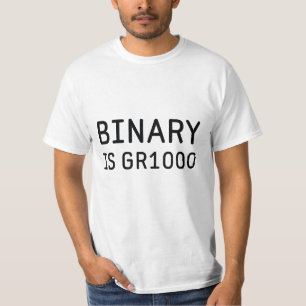 T-shirt La binaire est grande (GR8)