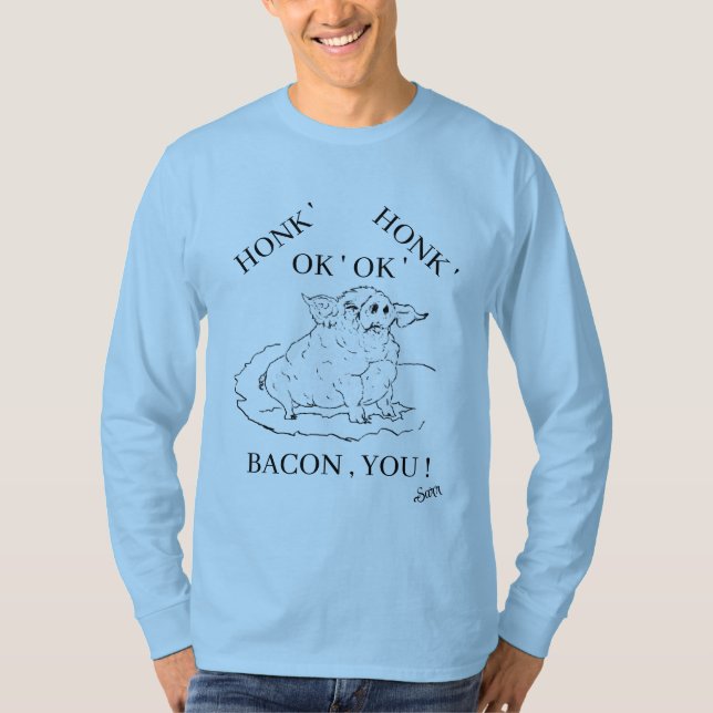 T-Shirt : la blague du cochon ! (Devant)