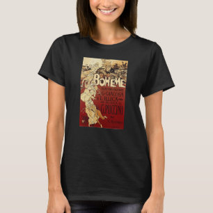 T-shirt La Bohème - affiche vintage 1896