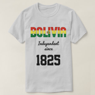 T-shirt La Bolivie fête de l'indépendance