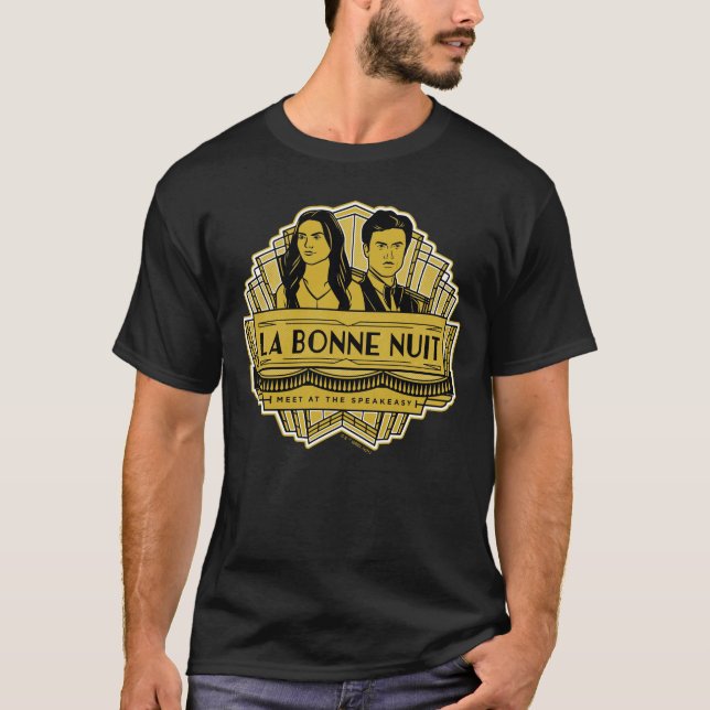 T-shirt La Bonne Nuit - Rendez-Vous À La Speakeasy (Devant)