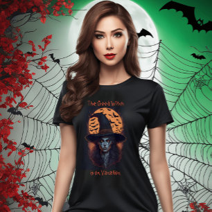 T-shirt La Bonne Sorcière est en vacances Halloween