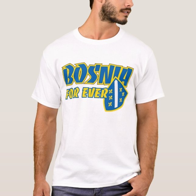 T-shirt La Bosnie pour jamais (Devant)