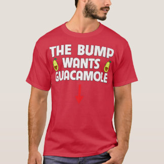 T-shirt La bosse veut la cuisine Guacamole Avocado Craving