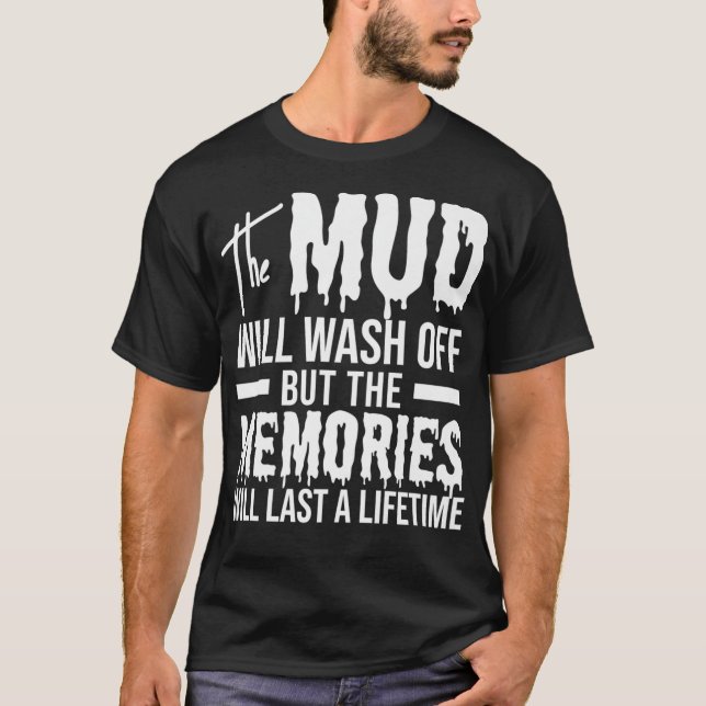 T-shirt La Boue Va Se Laver De Funky Mudding Premium (Devant)