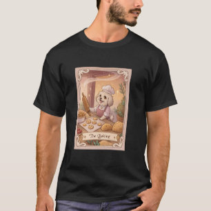 T-shirt La Boulangerie Cozy Dog Bakery Carte de Tarot Char