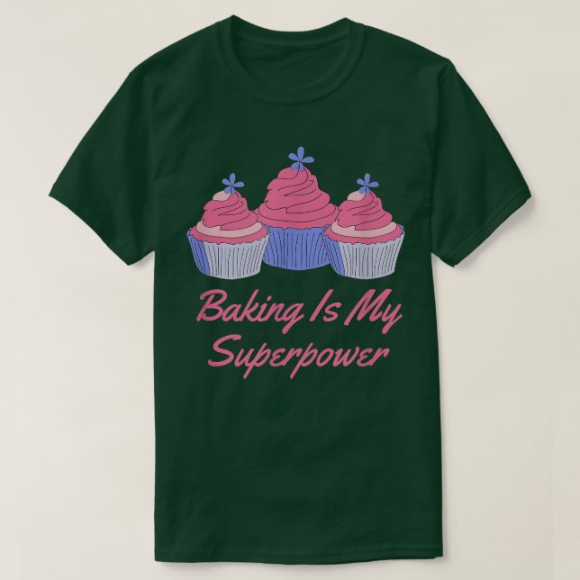 T-shirt La boulangerie est ma superpuissance 464 (Design devant)