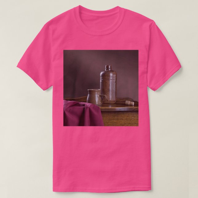 T-shirt La bouteille d'eau (Design devant)