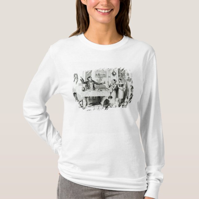 T-shirt La bouteille, plat I (Devant)