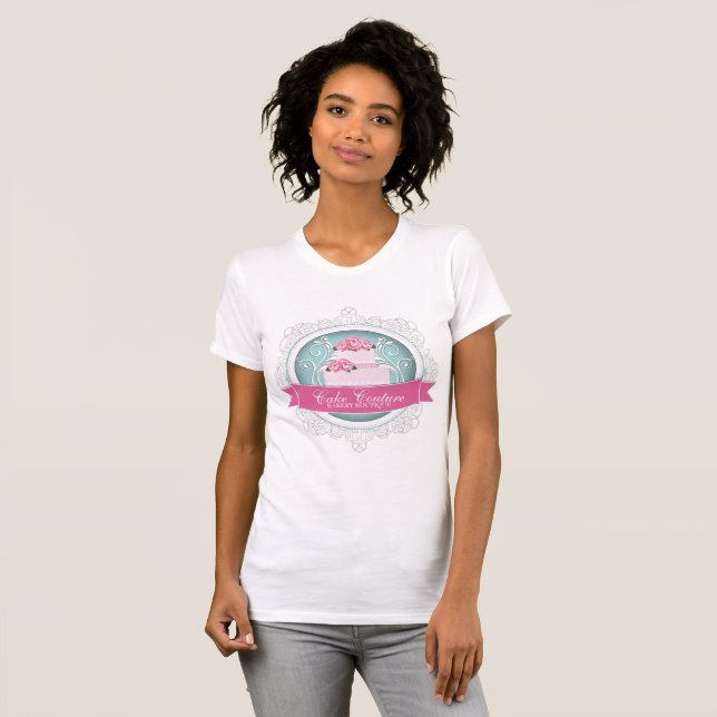 T-shirt La boutique de la Cute Cupcake (Devant entier)