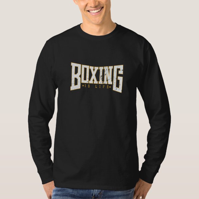 T-shirt La boxe, c'est la vie (Devant)