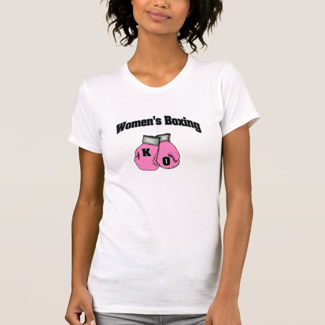 T-shirt La boxe des femmes (Devant)