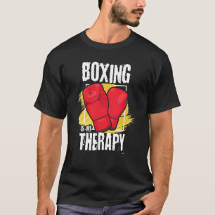 T-shirt La boxe est ma thérapie boxe athlète