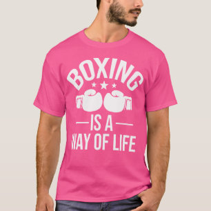 T-shirt La Boxe Est Un Mode De Vie Kickboxing Kickboxer Gy