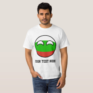 T-shirt La Bulgarie Geeky tendante drôle Countryball