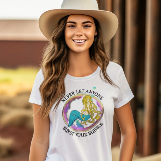 T-shirt La bulle de la sirène éclate (Créateur téléchargé)