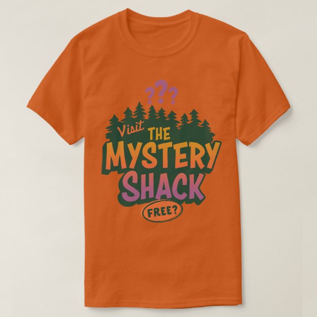 T-shirt La cabane mystérieuse (Design devant)
