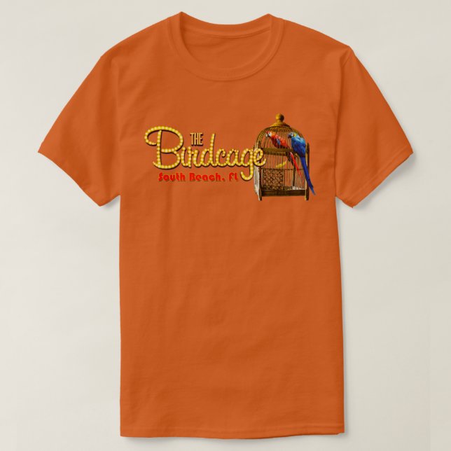 T-shirt La cage à oiseaux (Design devant)