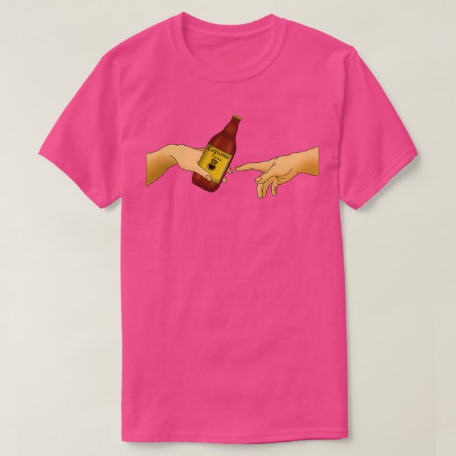 T-shirt La Caguama Drôle Design de bière mexicaine (Design devant)