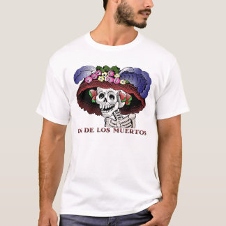 T-shirt La Calavera Catrina en couleurs