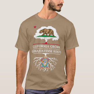 T-shirt La Californie a grandi avec des racines de Guanaju