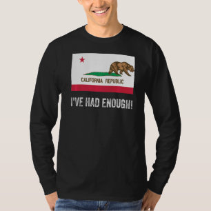 T-shirt La Californie, En Quittant À Gauche, Avait Assez D