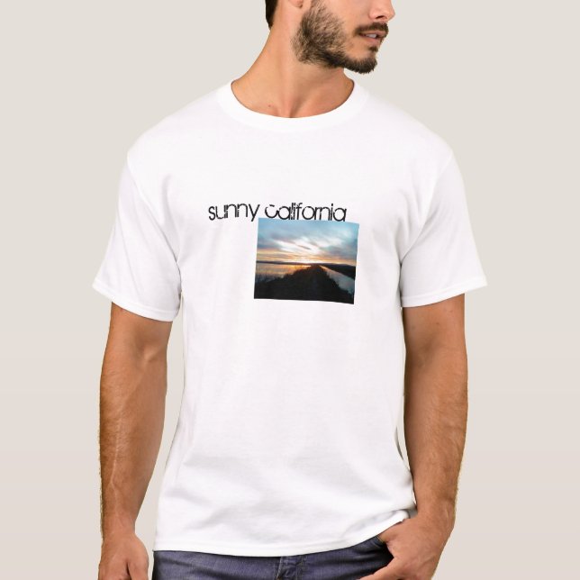 T-shirt la Californie ensoleillée (Devant)