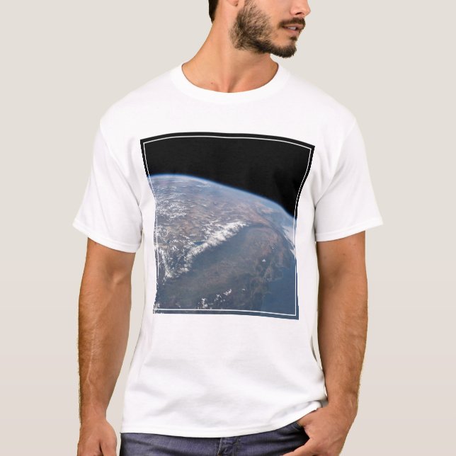 T-shirt La Californie Et Le Nevada Ont Été Observés De L'E (Devant)